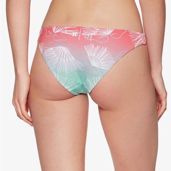 Hurley WAILEHUA REVERSABLE LEHUA🌸SIG ZANE pink&black👙L=Top MED=bottom RARE SUIT - Picture 3 of 13